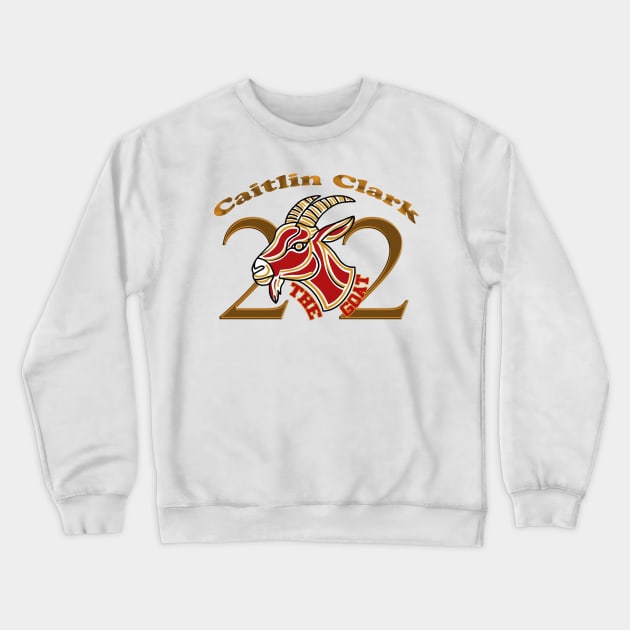 Caitlin Clark The Goat Crewneck Sweatshirt by Ruggeri Collection